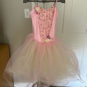 Pink small adult ballet tutu costume